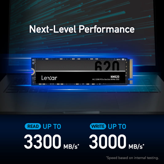 Lexar NM620 M.2 2280 512G PCIe Gen3x4 NVMe SSD