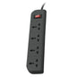 Belkin SURGE PROTECTOR 4-Outlet Extention Board, 1.5 M Cord, Grey, Lifetime Warranty 5 Years