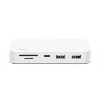 Belkin Inc CONNECT USB-C, 6-in-1 Multiport Hub with Mount, 2 Year Warranty, White