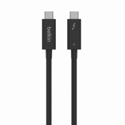 Belkin CONNECT Thunderbolt 4 Cable, 100W - USB 40Gbps, 1 Metre, Black, 2 Year Warranty