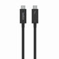 Belkin CONNECT Thunderbolt 4 Cable, 100W - USB 40Gbps, 1 Metre, Black, 2 Year Warranty