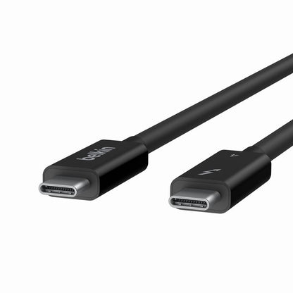 Belkin CONNECT Thunderbolt 4 Cable, 100W - USB 40Gbps, 1 Metre, Black, 2 Year Warranty