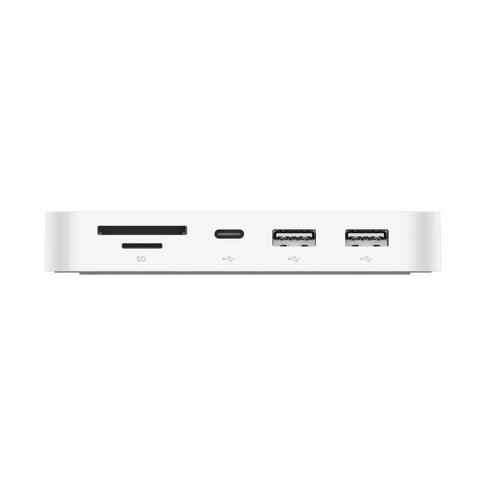 Belkin Inc CONNECT USB-C, 6-in-1 Multiport Hub with Mount, 2 Year Warranty, White