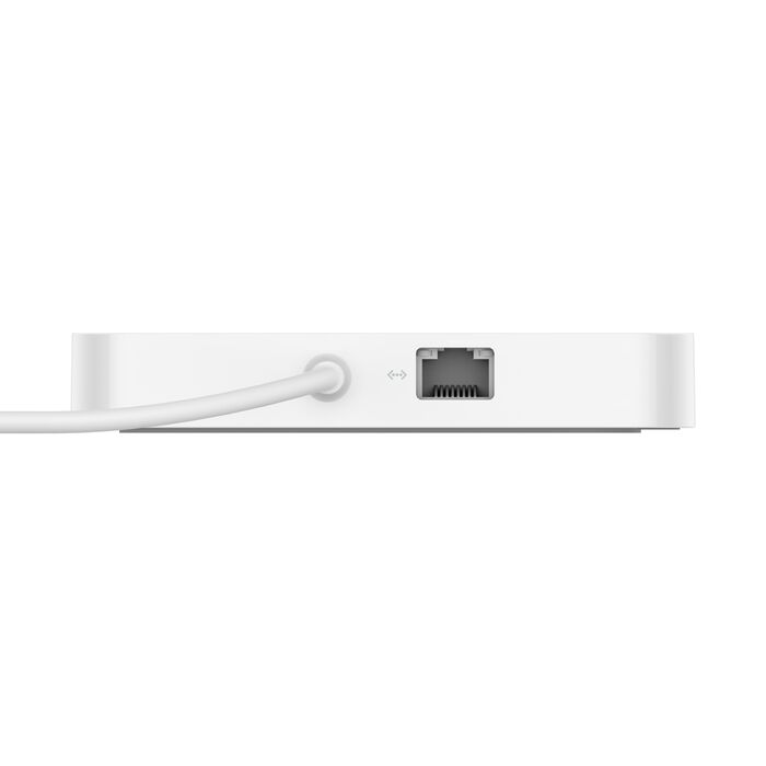 Belkin Inc CONNECT USB-C, 6-in-1 Multiport Hub with Mount, 2 Year Warranty, White
