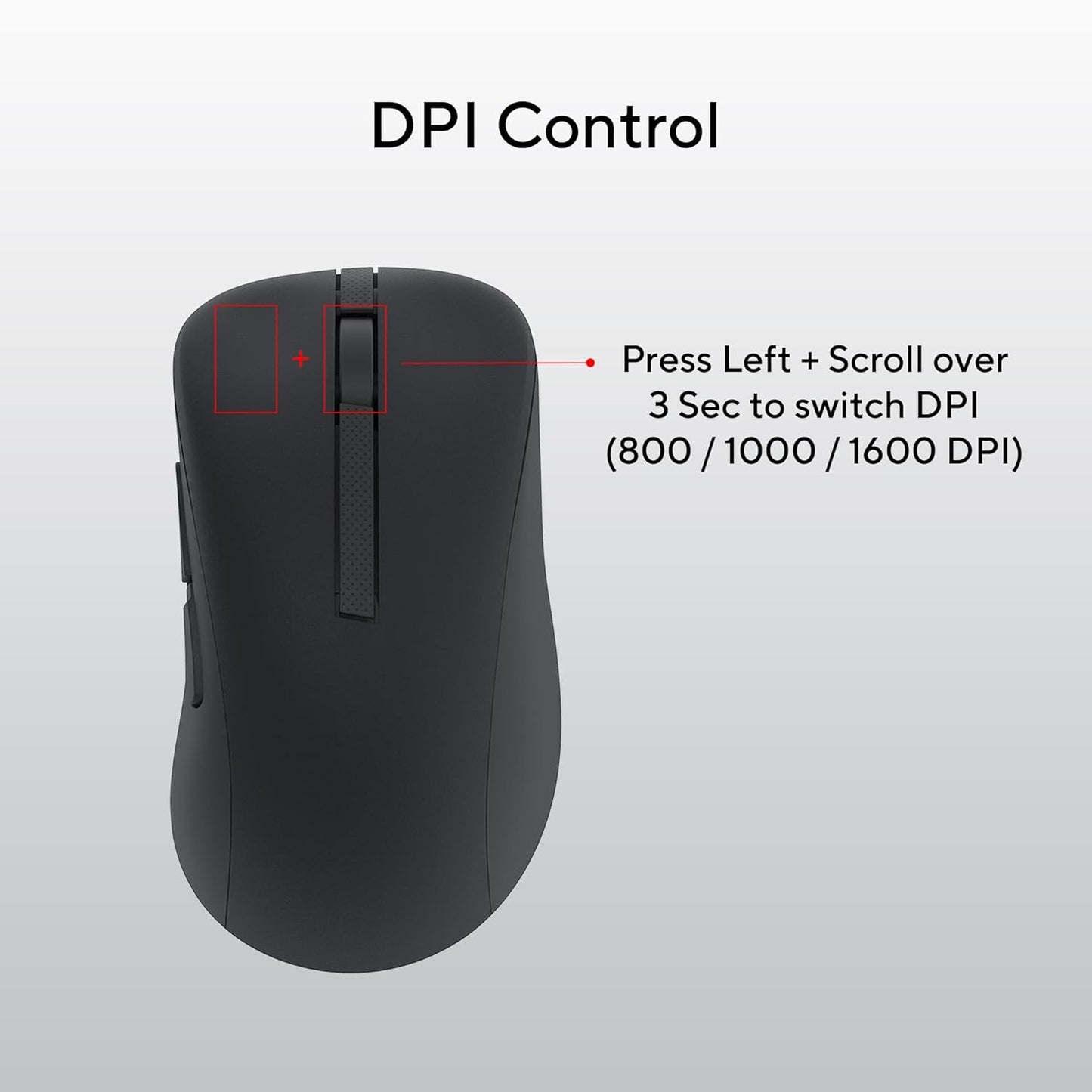 ASUS MD102 Wireless Mouse, RF 2.4GHz,  Bluetooth