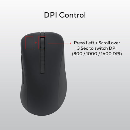 ASUS MD102 Wireless Mouse, RF 2.4GHz,  Bluetooth