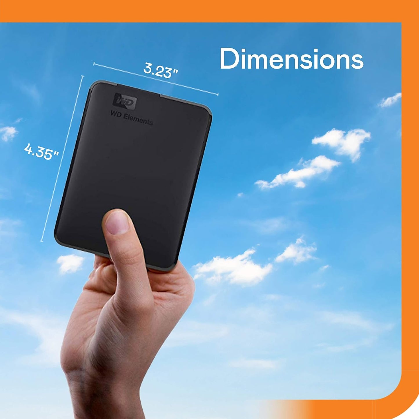Western Digital WD 4TB Elements Portable HDD