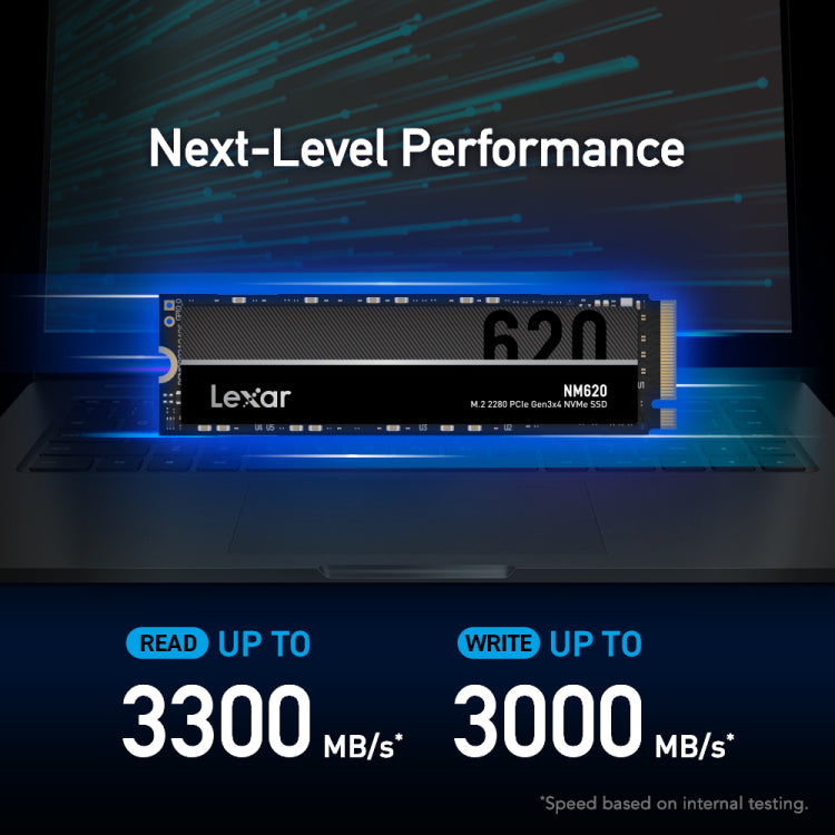 Lexar NM620 M.2 2280 512G PCIe Gen3x4 NVMe SSD