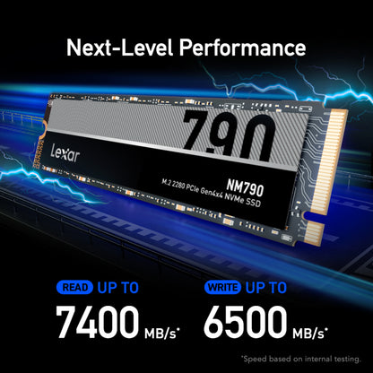 Lexar NM790 SSD 1TB | 7400 MB/s | PCIe Gen4 NVMe M.2 2280 | 5 Years Warranty