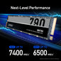 Lexar NM790 SSD 1TB | 7400 MB/s | PCIe Gen4 NVMe M.2 2280 | 5 Years Warranty
