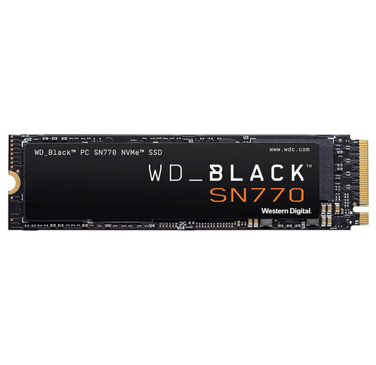 WD BLACK SN770 1TB PCIe Gen4 NVMe M.2 SSD 5150MB/s