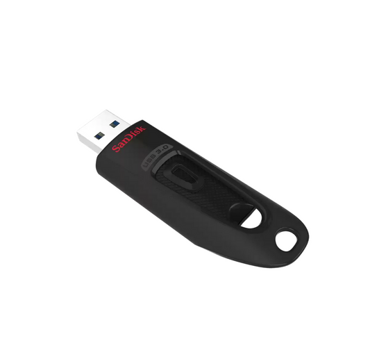 SanDisk Ultra 64GB USB 3.0, Flash Drive, Upto 130MB/s R, Pendrive, Black, 5Y Warranty