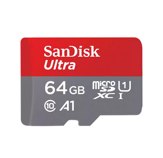 SanDisk Ultra 64GB microSDXC UHS-I, 140MB/s R, Memory Card, 10 Year Warranty
