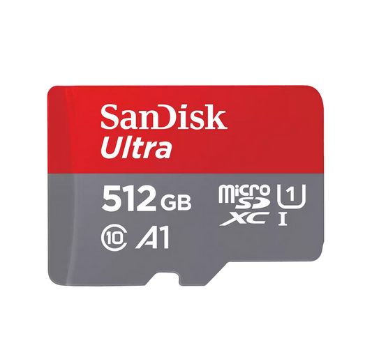 SanDisk Ultra 512GB microSDXC UHS-I, 150MB/s R, Memory Card, 10 Year Warranty