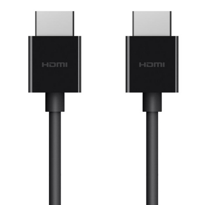 Belkin 4K 8K Ultra High Speed HDMI, HDMI 2.1, 48 Gbps, Dolby Vision, HDR, 2M (6.6FT), 2 Year Warranty
