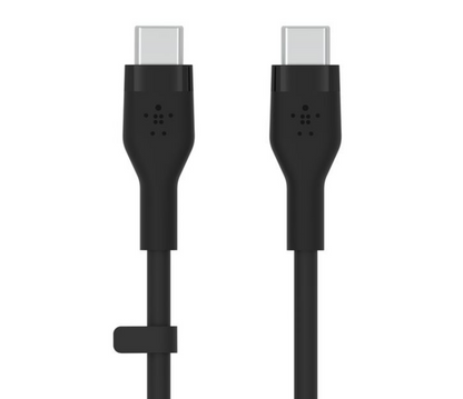 Belkin BoostCharge PVC 60 W USB-C to USB-C (Type C) Charge cable, 6.6 Feet - 2M, Black