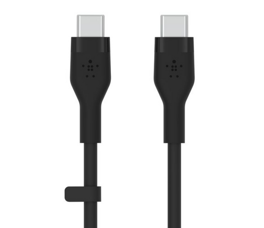 Belkin BoostCharge PVC 60 W USB-C to USB-C (Type C) Charge cable, 6.6 Feet - 2M, Black