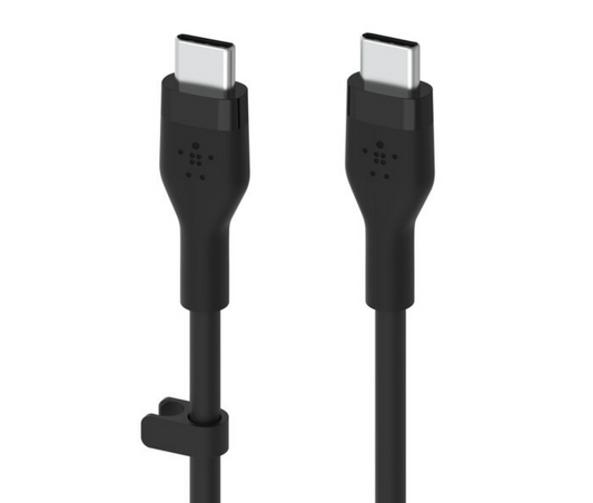 Belkin BoostCharge PVC 60 W USB-C to USB-C (Type C) Charge cable, 6.6 Feet - 2M, Black