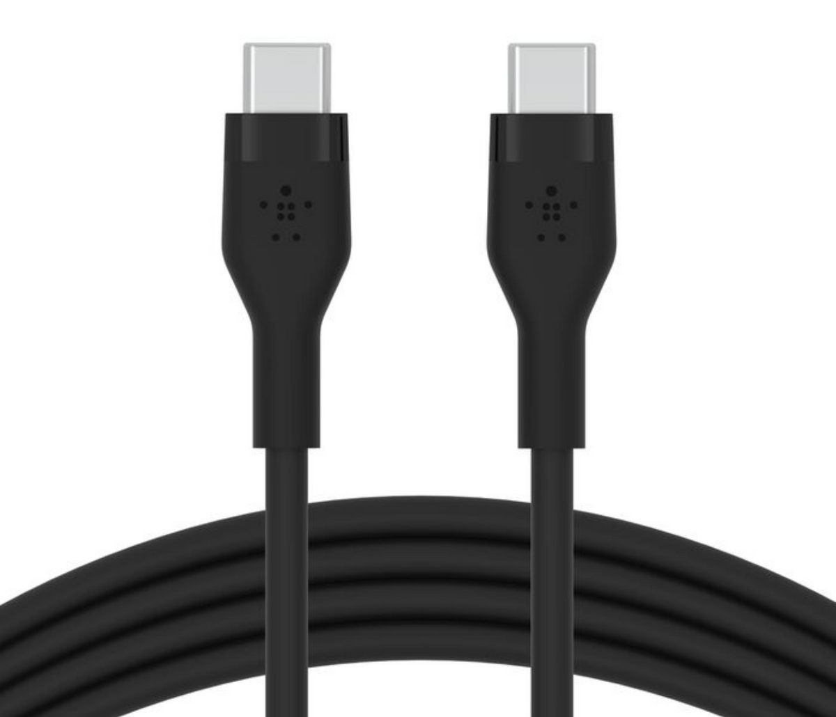 Belkin BoostCharge PVC 60 W USB-C to USB-C (Type C) Charge cable, 6.6 Feet - 2M, Black