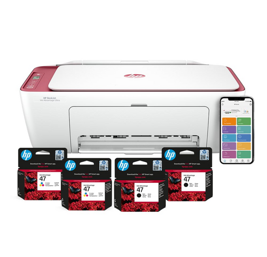HP Deskjet Ink Advantage Ultra 4929 All in One Wi-Fi Inkjet Printer, Rose Wood