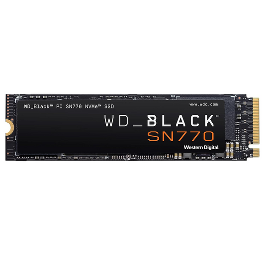 WD BLACK SN770 1TB PCIe Gen4 NVMe M.2 SSD 5150MB/s