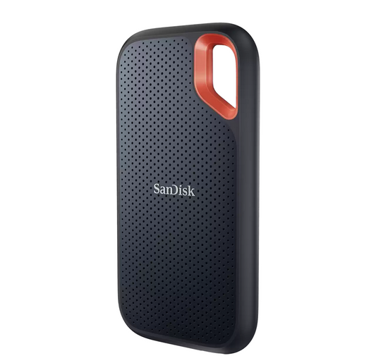 SanDisk Extreme Portable SSD 1TB, 1050 MB/s R, 1000 MB/s W, IP65 Resistance, Drop Protection, 5 Year Warranty, Black